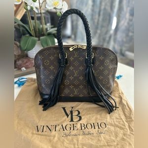 **Vintage Boho** Redesigned LV Alma Bag